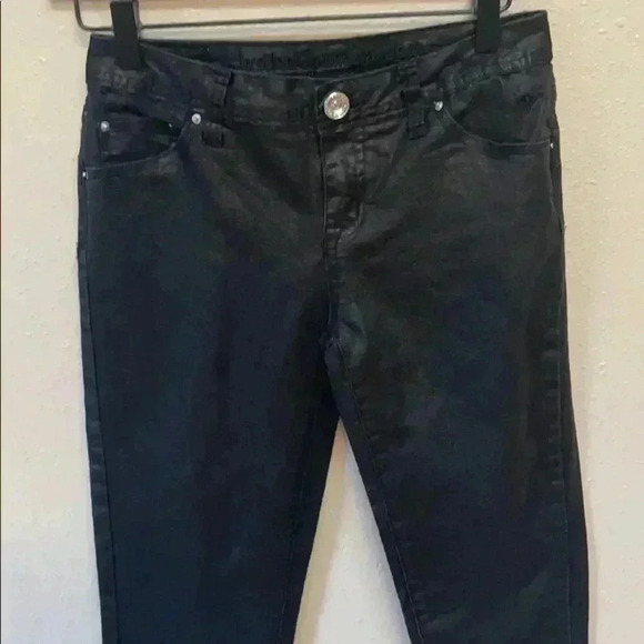 JUSTICE Girls Black Jeans - Picture 2 of 6